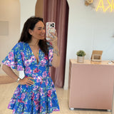Robe Caroline Bleue