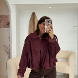 Veste Alma Bordeaux