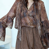 Blouse Monica Marron