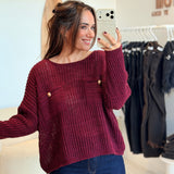 Pull Romain Bordeaux
