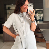 Combi-short Lana Bleue