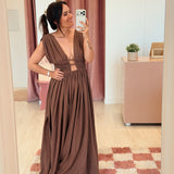 Robe Jade Marron