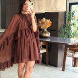 Robe Pia Marron