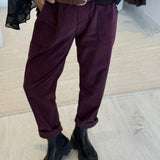 Pantalon Marceau Aubergine