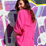 Chemisier Gaspard Fuchsia