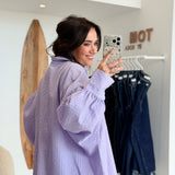 Chemisier Eloi Lilas