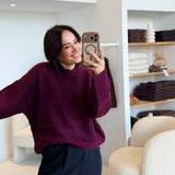 Pull Malo Aubergine
