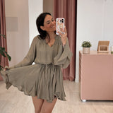 Robe Olivia Kaki