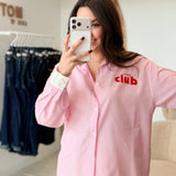 Chemisier Café Rose