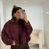Veste Alma Bordeaux