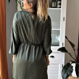 Delphine Khaki Dress