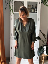 Load image into Gallery viewer, Delphine Khaki Dress
