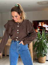 Load image into Gallery viewer, Brown Eva Blouse
